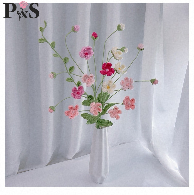 Home Decor Tulip - Flor de ganchillo hecha a mano