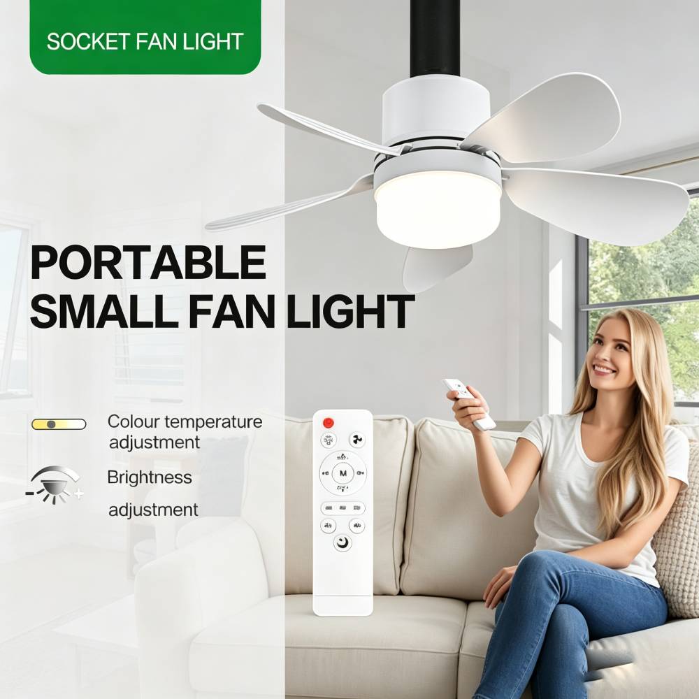 Home Decor Lighting - Ventilador de Techo con Luz y