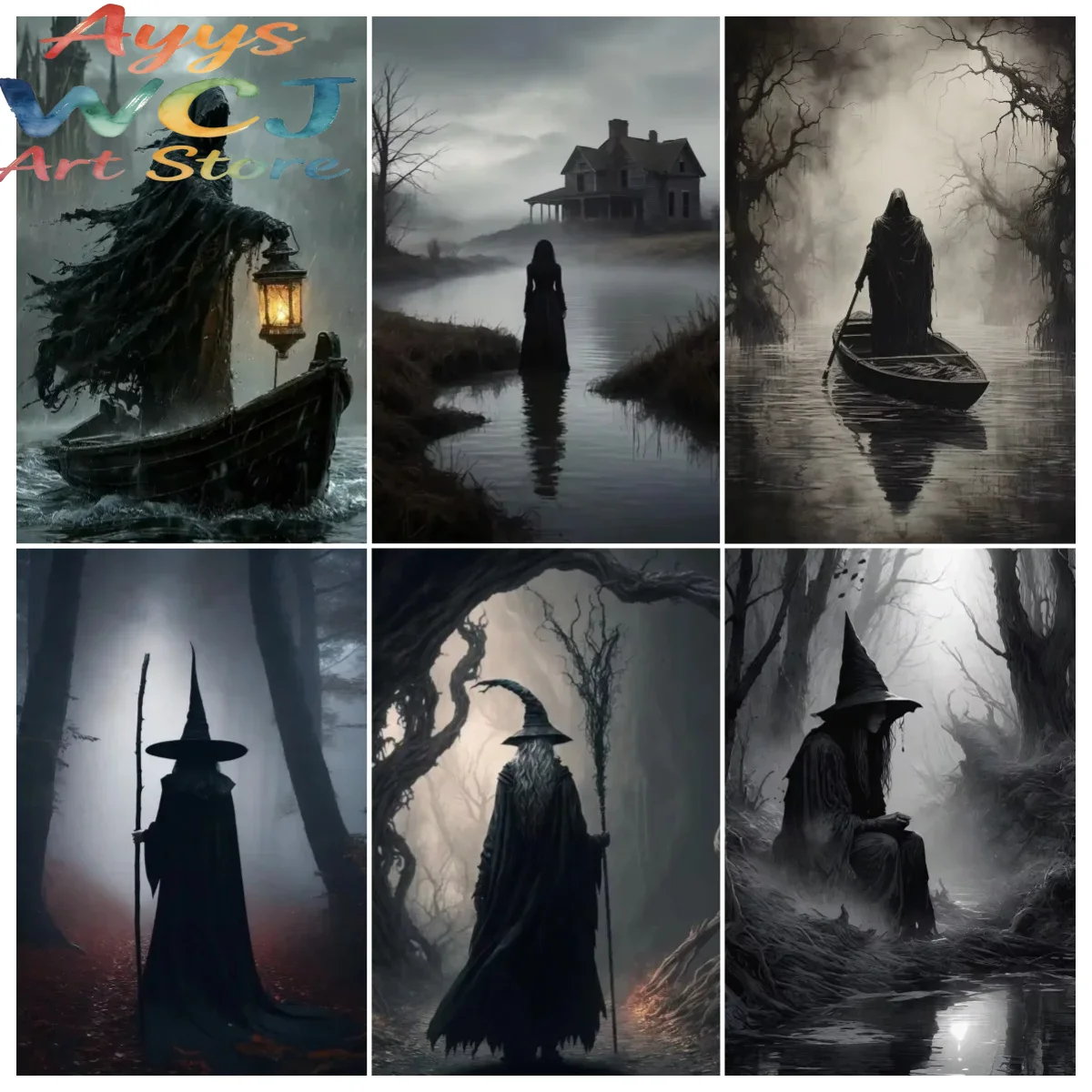 Home Decor Gothic - Pósteres de Arte Dark Academia, Diseño