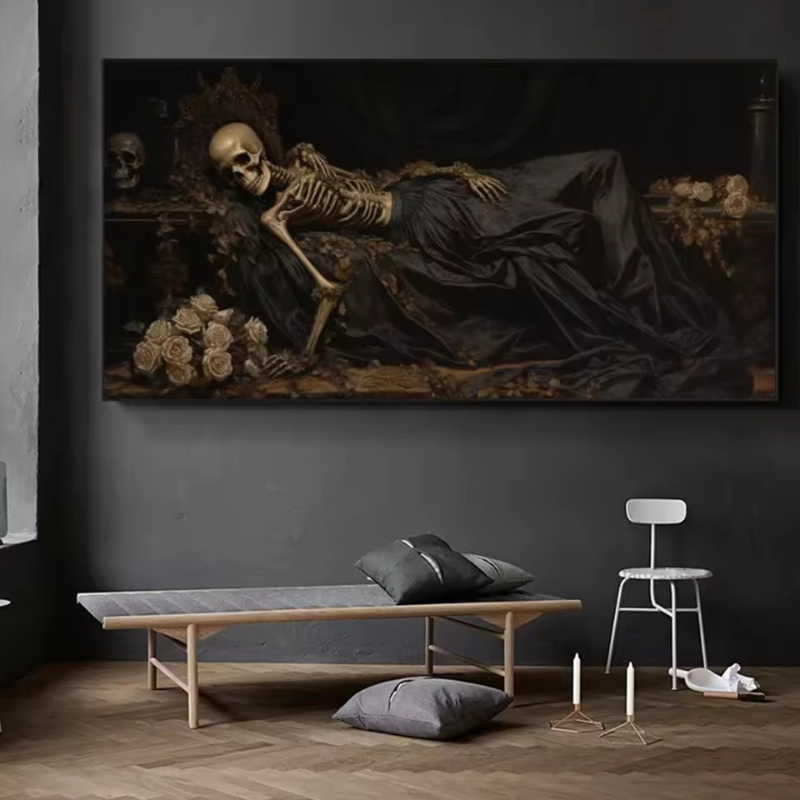 Home Decor Gothic - Póster de Lona con Diseño de