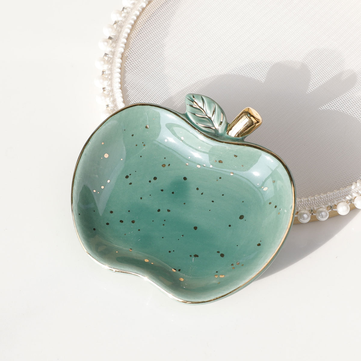Ceramic Trinket Dish - Bandeja de joyería de cerámica para
