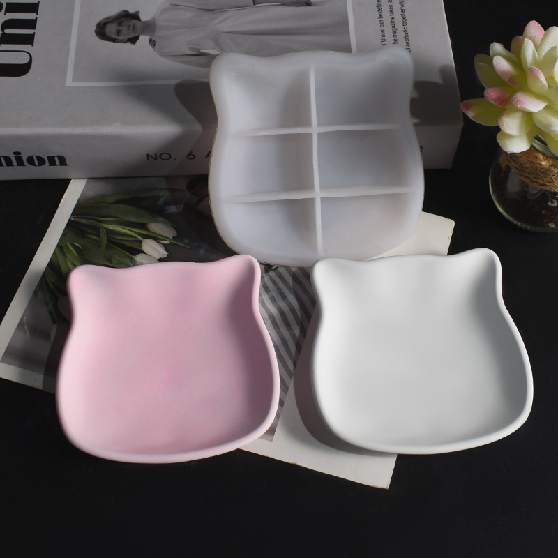 Ceramic Trinket Dish - Molde de plato de yeso para