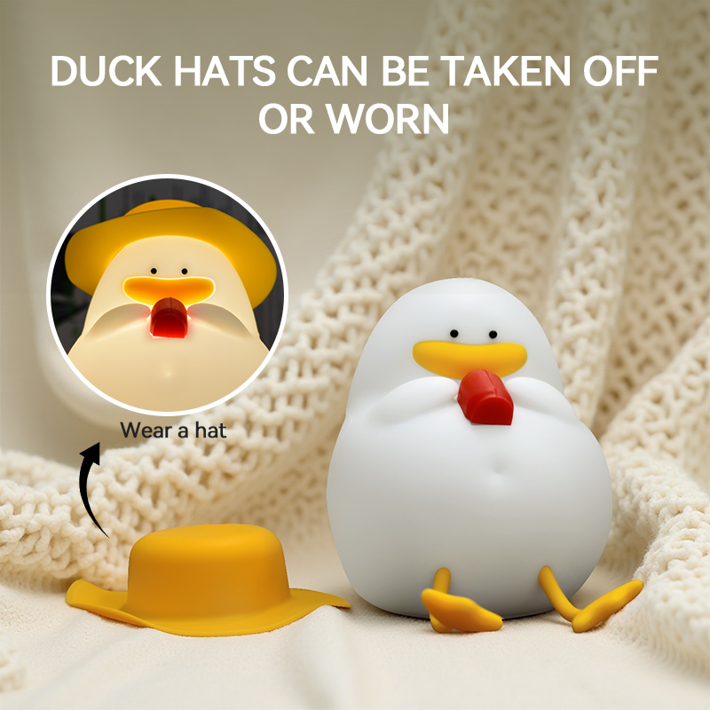 Home Decor Lighting - Luz nocturna Happy Duck, lámpara de