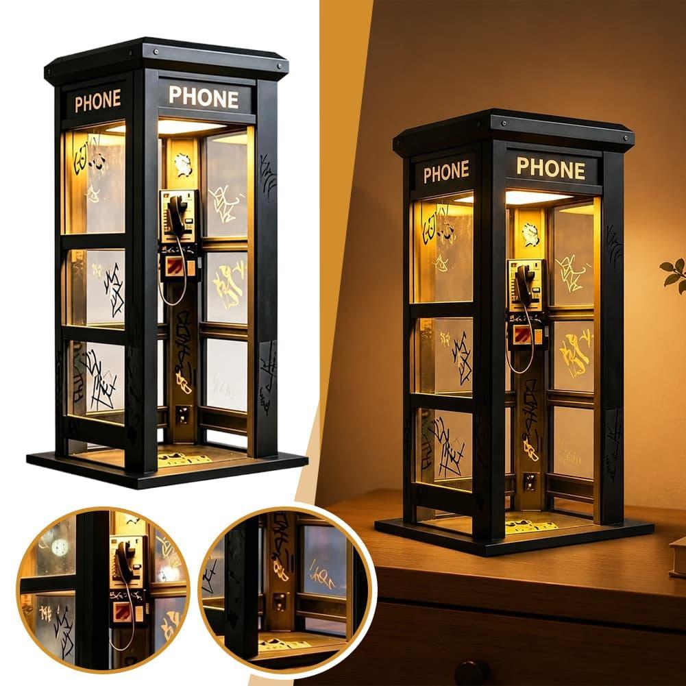 Home Decor Lighting - Lámpara de mesa estilo cabina telefónica