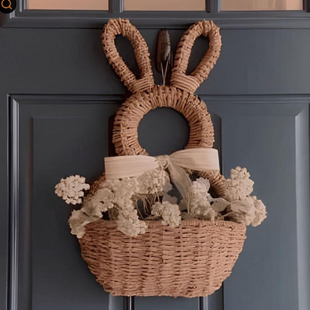 Cesta de Pascua de mimbre teji - Woven Wall Basket reseña y precio