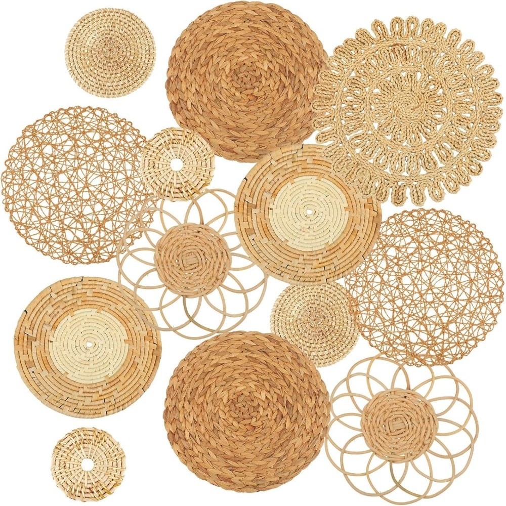Bandeja Decorativa Boho de Paj - Woven Wall Basket reseña y precio