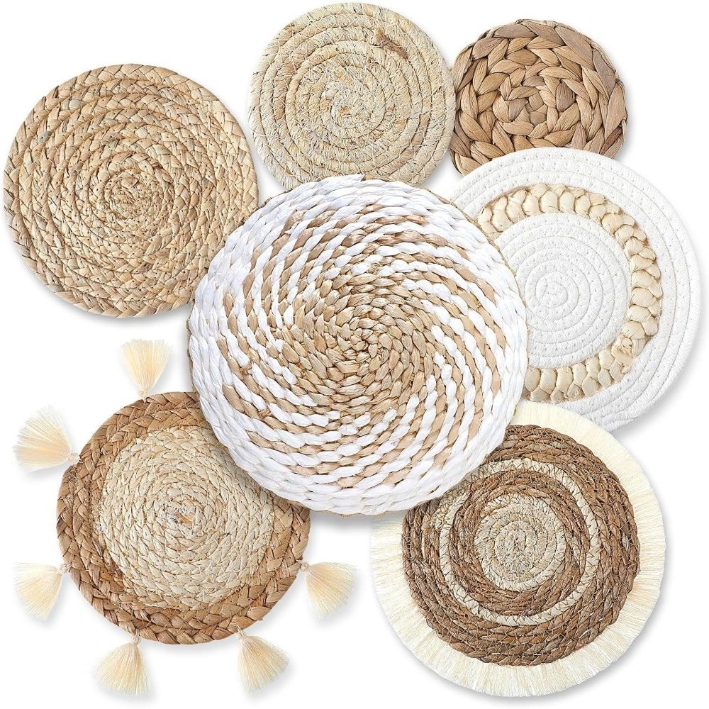Bandeja Decorativa Boho de Paj - Woven Wall Basket reseña y precio
