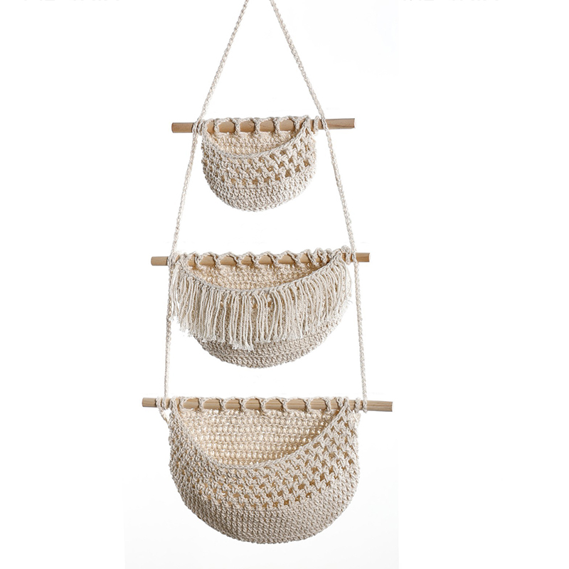 Estante de almacenamiento de 3 - Woven Wall Basket reseña y precio