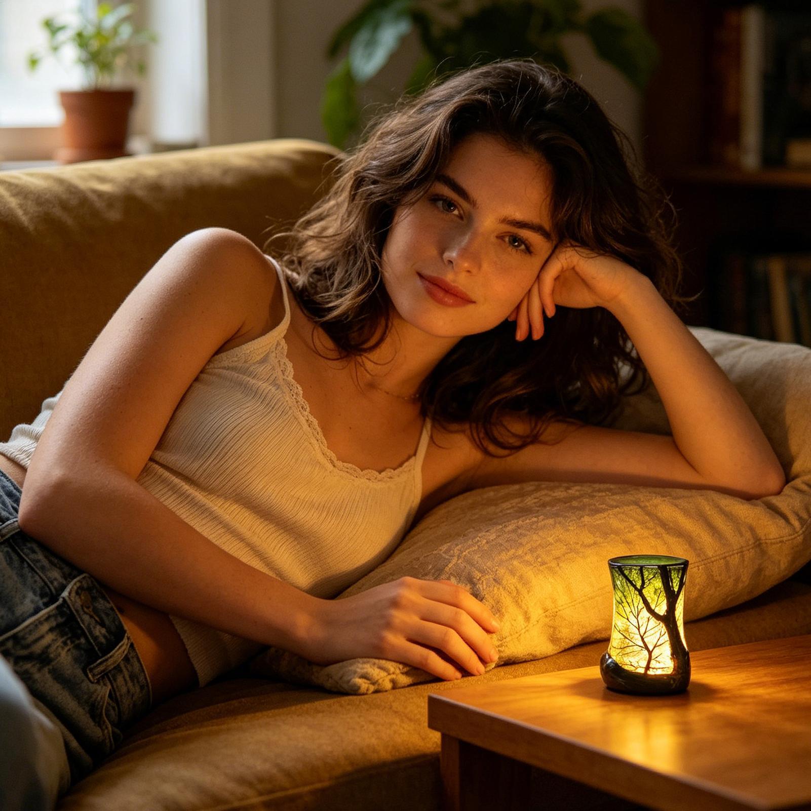 Lámpara de Noche para Mesa de  - Home Decor Lighting reseña y precio