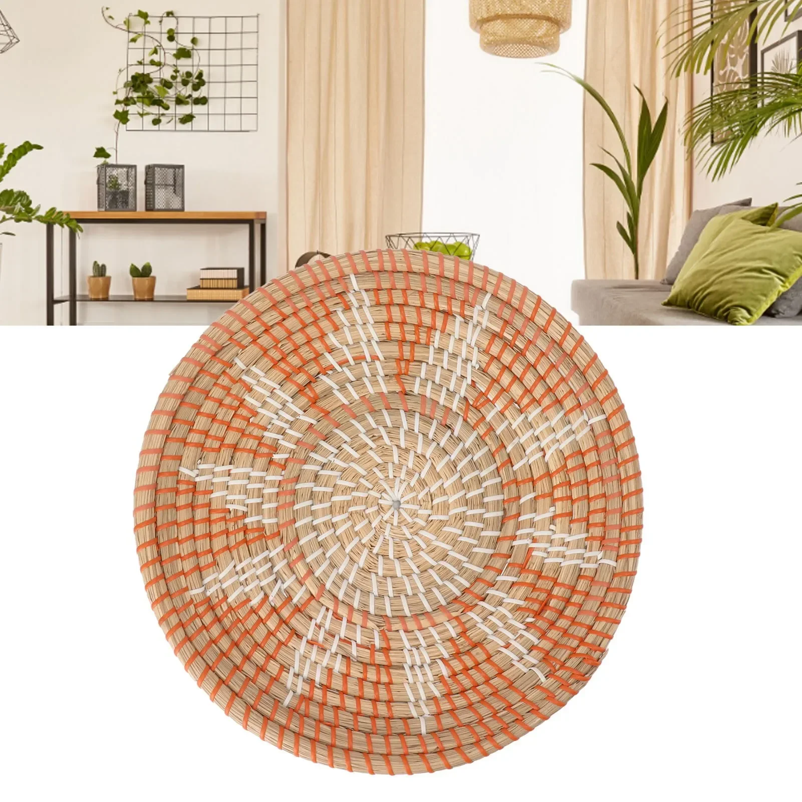 Adornos de pared de hierba red - Woven Wall Basket reseña y precio