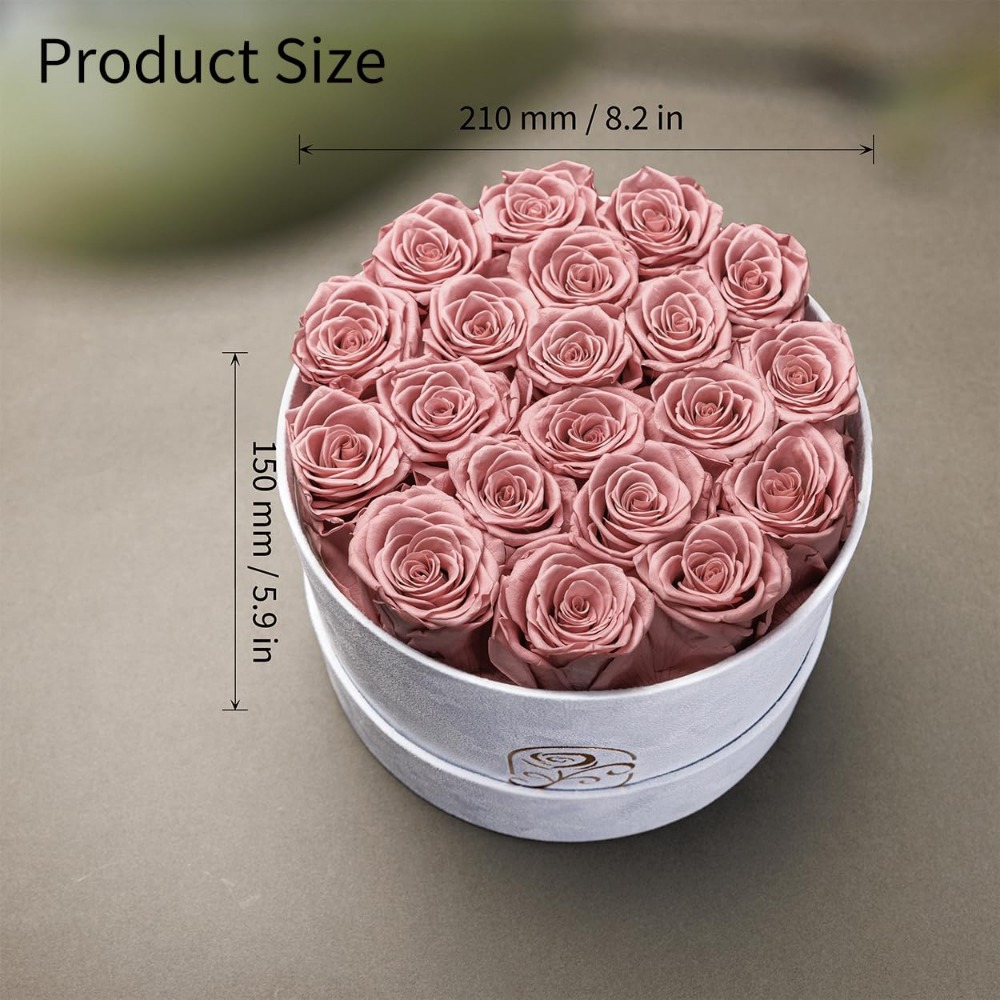 Rosas Preservadas en Caja de T - Home Decor Tulip reseña y precio