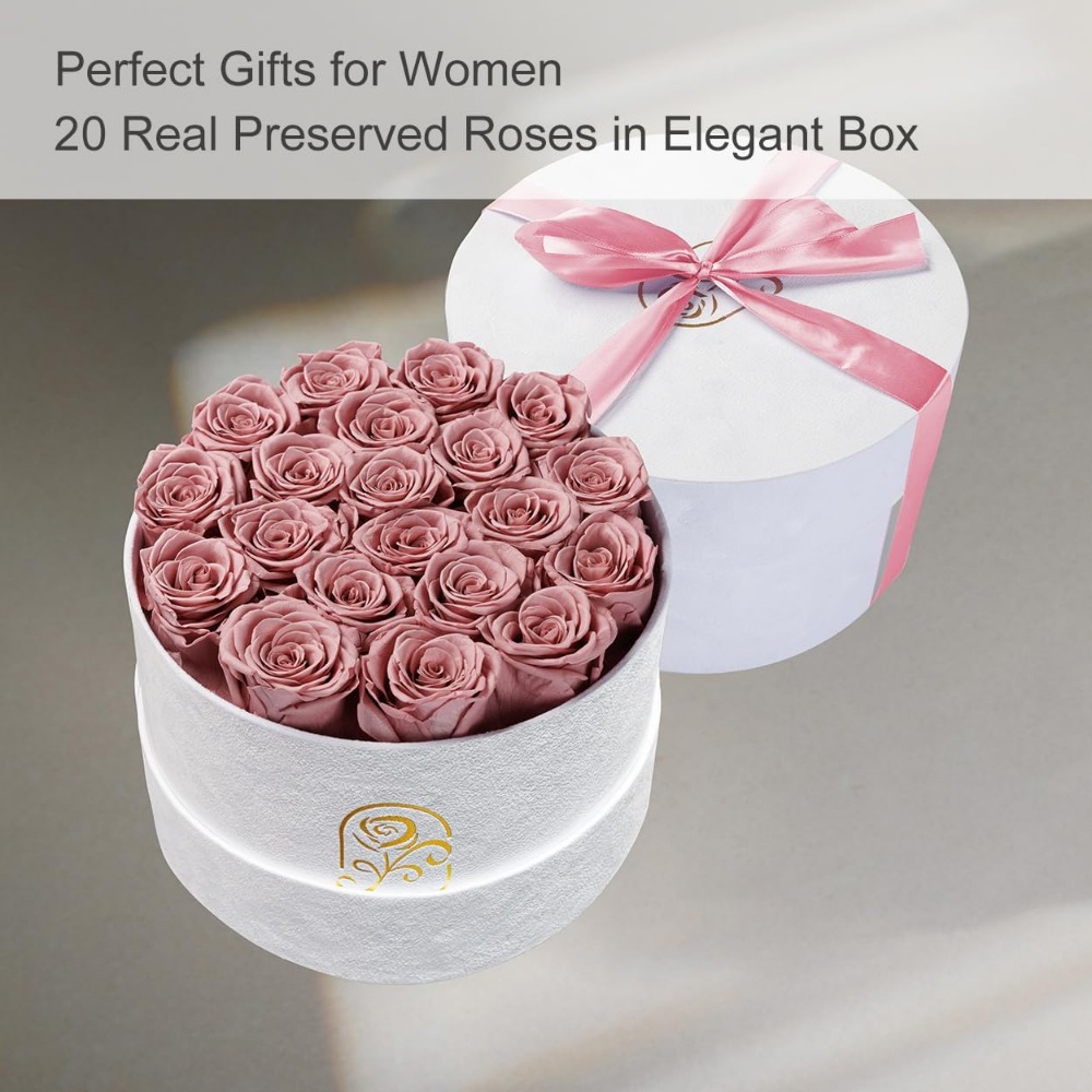 Rosas Preservadas en Caja de T - Home Decor Tulip reseña y precio