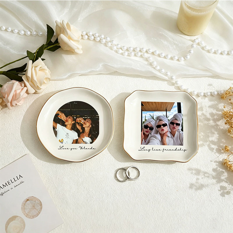 Bandeja de Cerámica Personaliz - Ceramic Trinket Dish reseña y precio