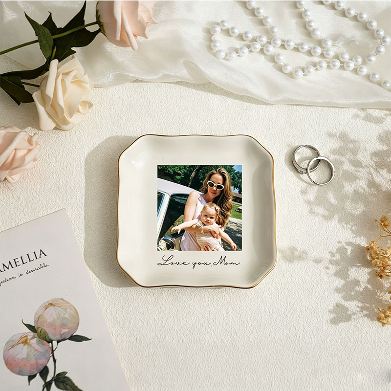 Bandeja de Cerámica Personaliz - Ceramic Trinket Dish reseña y precio