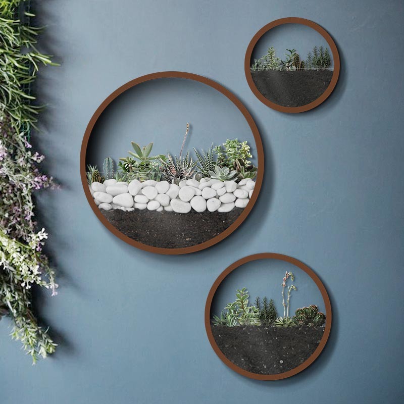Jarrones creativos de Metal pa - Woven Wall Basket reseña y precio