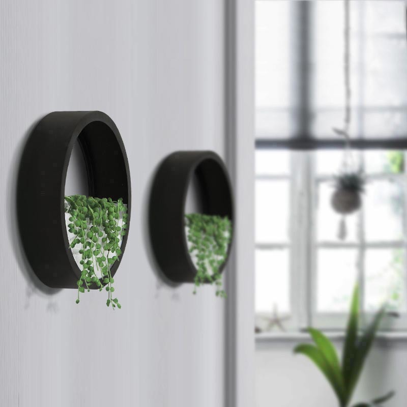 Jarrones creativos de Metal pa - Woven Wall Basket reseña y precio