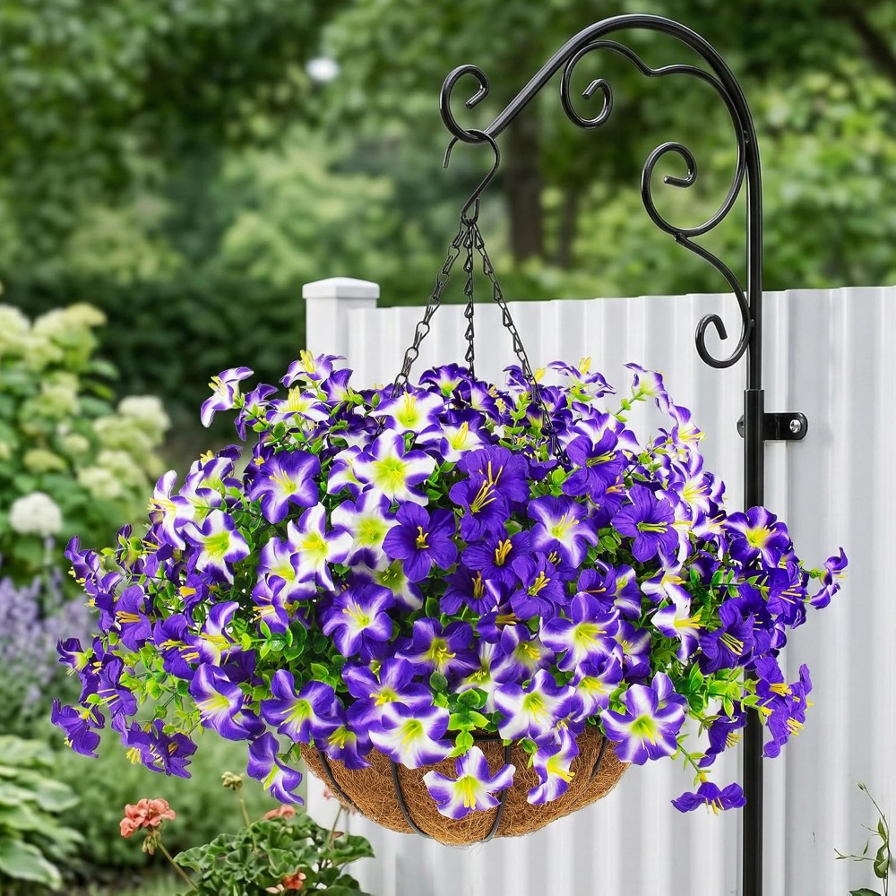 Petunias Moradas Sedosas con C - Home Decor Tulip reseña y precio