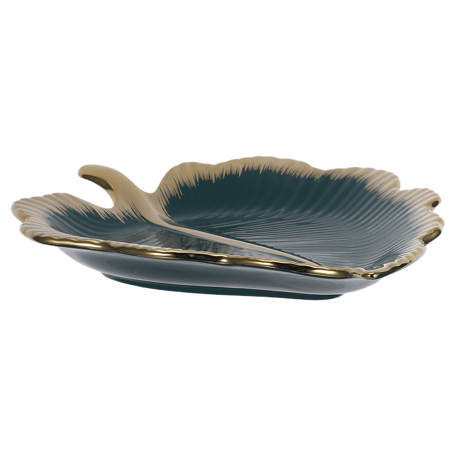 Bandeja de cerámica verde con  - Ceramic Trinket Dish reseña y precio