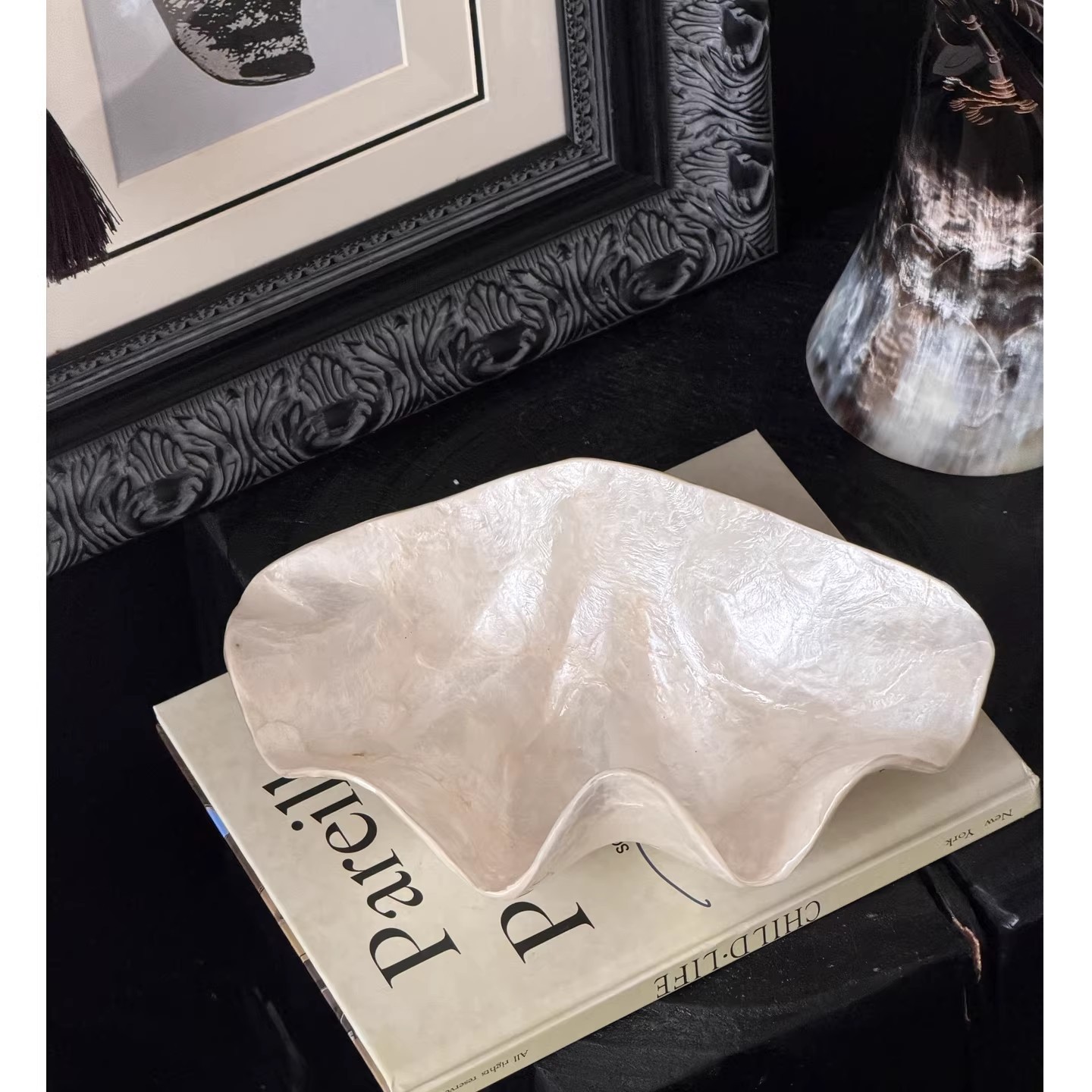Bandeja con forma de concha, r - Ceramic Trinket Dish reseña y precio