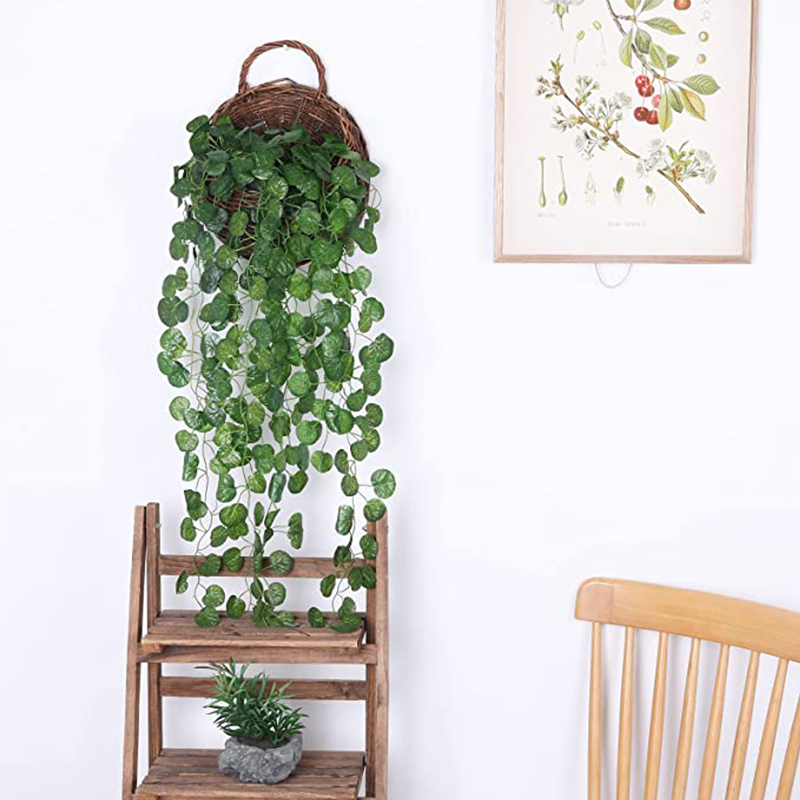 Plantas Artificiales Colgantes - Woven Wall Basket reseña y precio