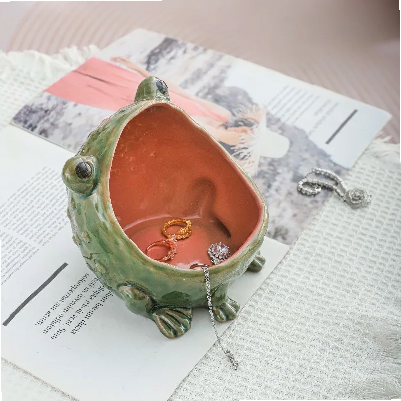 Plato de cerámica con forma de - Ceramic Trinket Dish reseña y precio