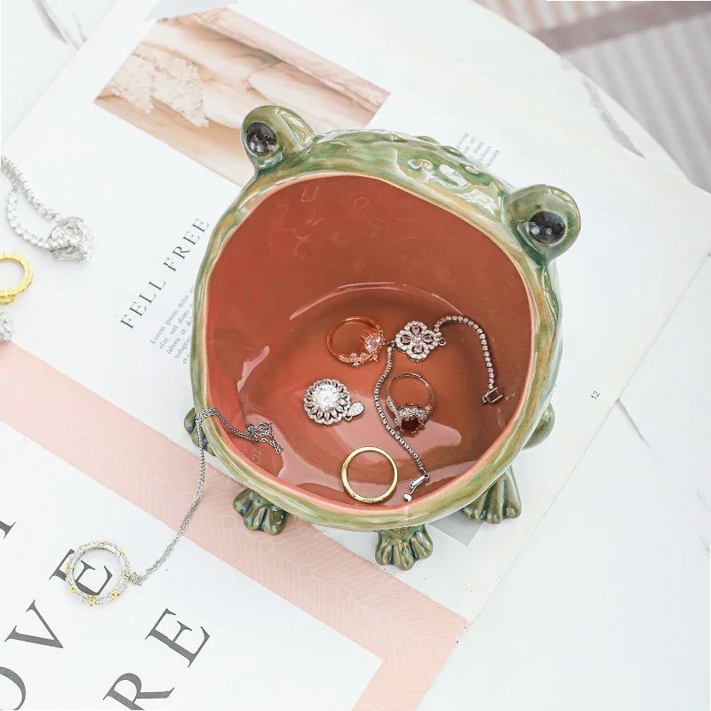 Plato de cerámica con forma de - Ceramic Trinket Dish reseña y precio