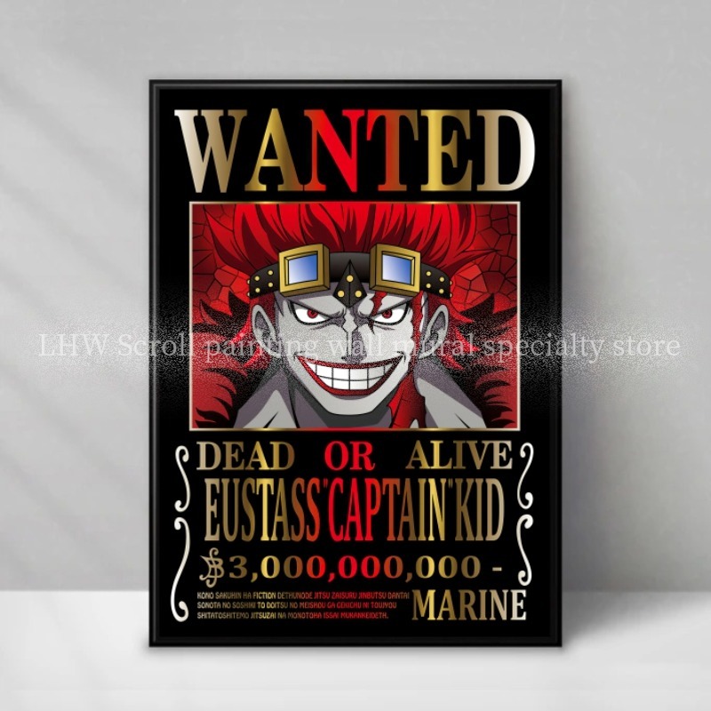 Famoso Anime ONE PIECE Wanted  - Home Decor Online reseña y precio