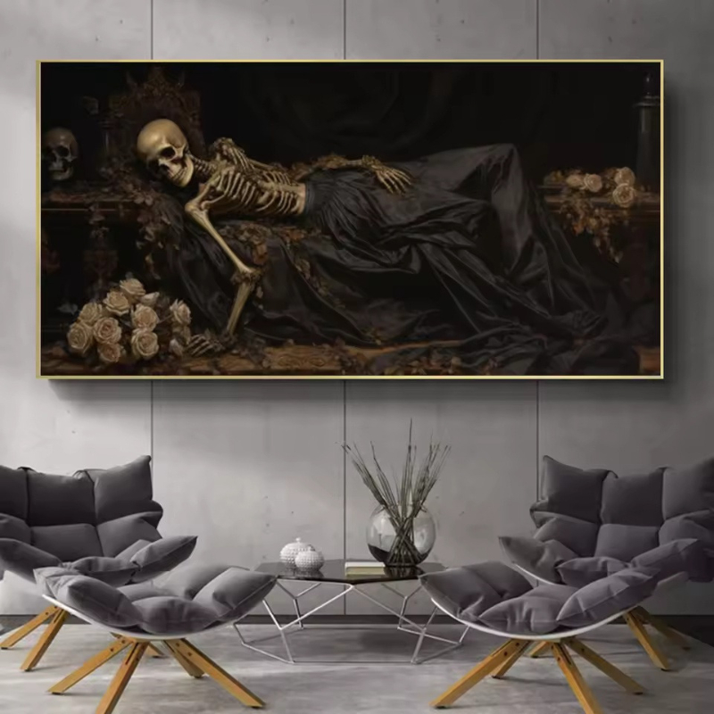 Póster de Lona con Diseño de E - Home Decor Gothic reseña y precio