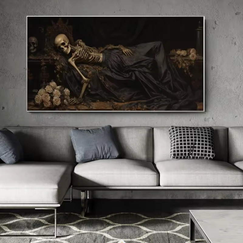 Póster de Lona con Diseño de E - Home Decor Gothic reseña y precio