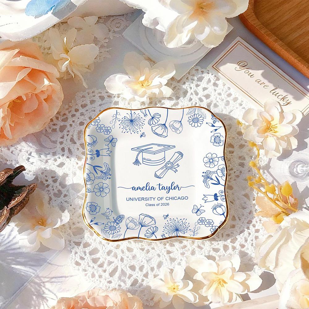 Bandeja de Cerámica Personaliz - Ceramic Trinket Dish reseña y precio