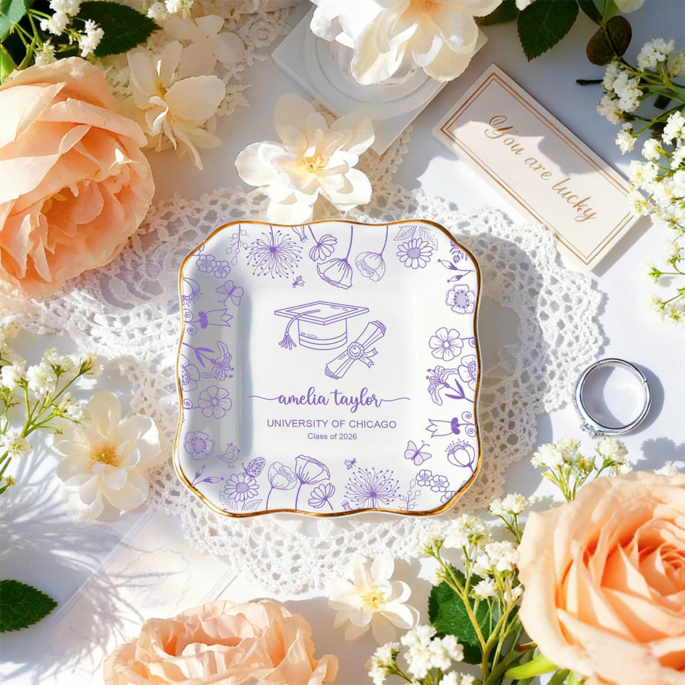 Bandeja de Cerámica Personaliz - Ceramic Trinket Dish reseña y precio