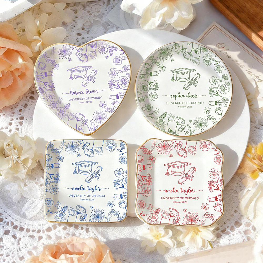 Bandeja de Cerámica Personaliz - Ceramic Trinket Dish reseña y precio