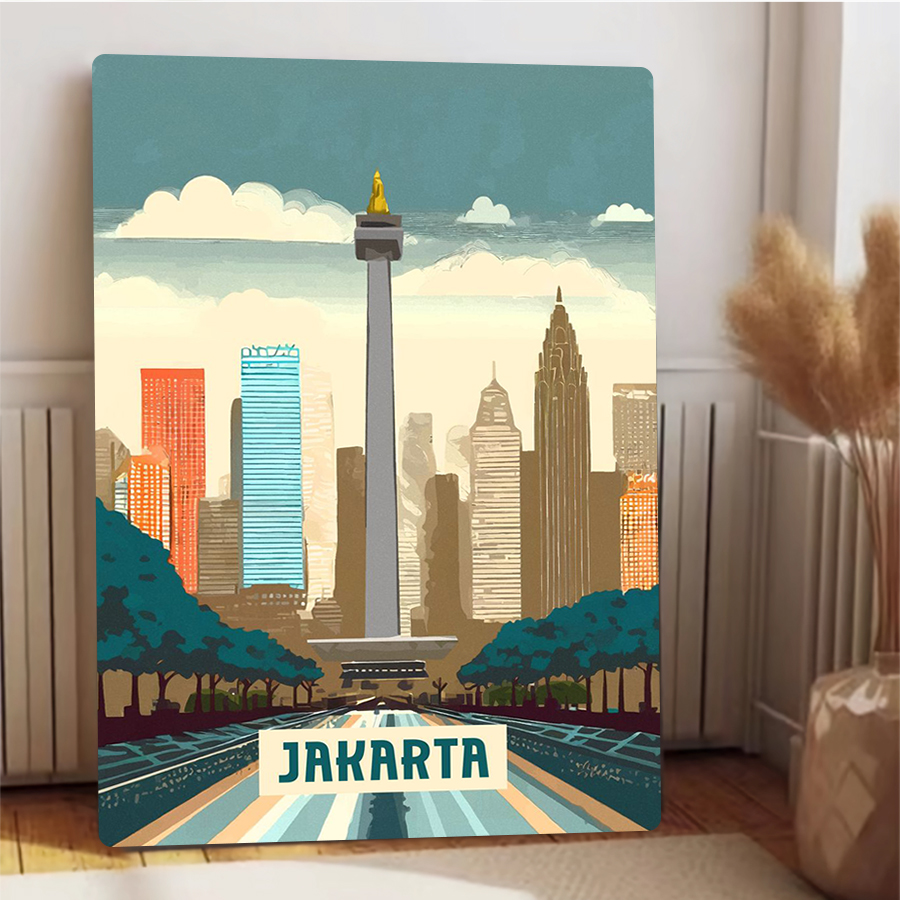 Cartel de estaño decorativo de - Home Decor Jakarta reseña y precio