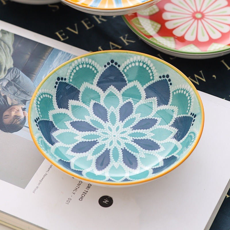 Plato de cerámica bohemio de 4 - Ceramic Trinket Dish reseña y precio