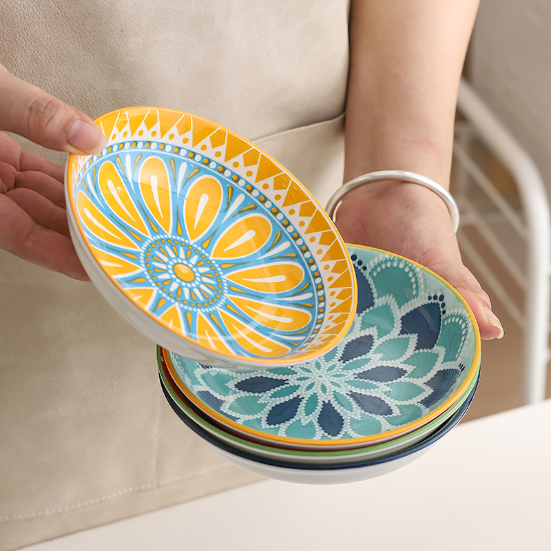 Plato de cerámica bohemio de 4 - Ceramic Trinket Dish reseña y precio