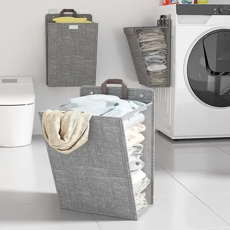 Cesto para la colada adhesivo  - Woven Wall Basket reseña y precio