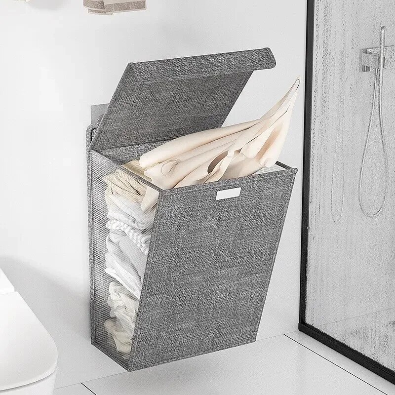 Cesto para la colada adhesivo  - Woven Wall Basket reseña y precio