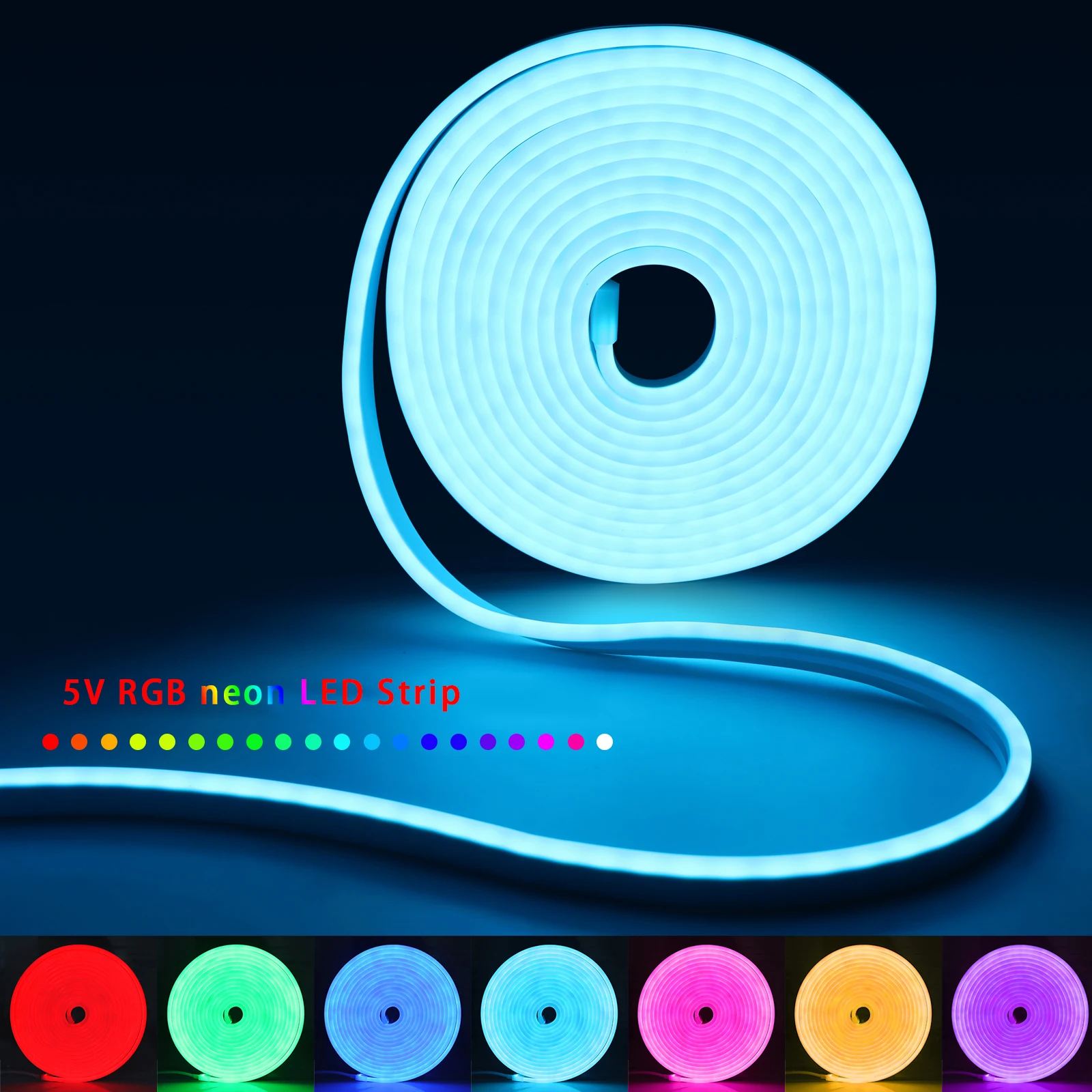 Tira de luces LED de neón RGB  - Home Decor Lighting reseña y precio